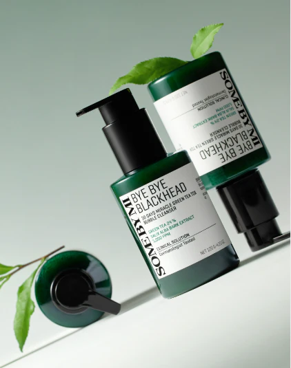 Bye Bye Blackhead 30 Days Milacle Green Tea Tox Bubble Cleanser - Imagen 3